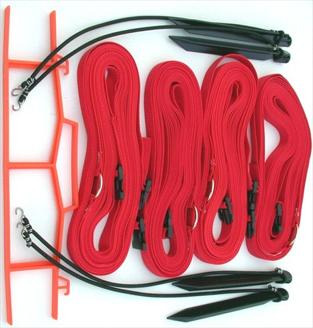Home Court 17ARS Red 1-inch Adjustable Web Courtlines