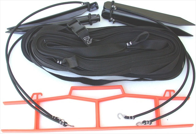 Home Court W25BKS Black 1-inch Non-adjustable Web Courtlines