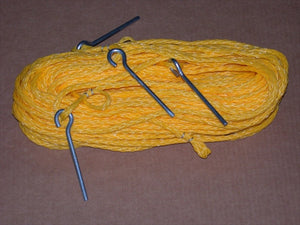 Home Court M25Y Yellow .25-inch rope Non-adjustable Grass Courtlines