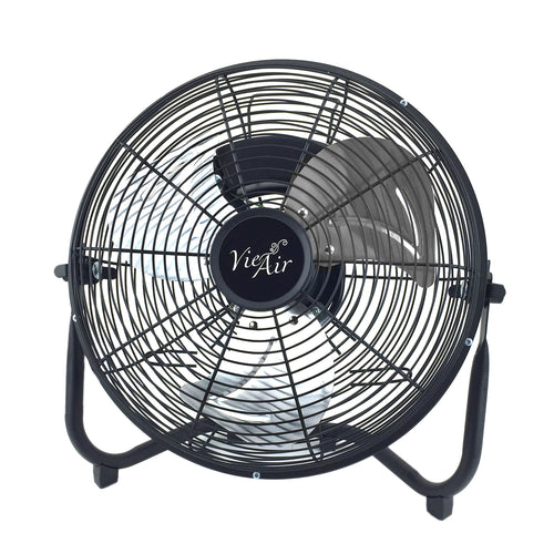 Vie Air  12 Inch High Velocity All Metal Tilting 3 Speed Floor Fan