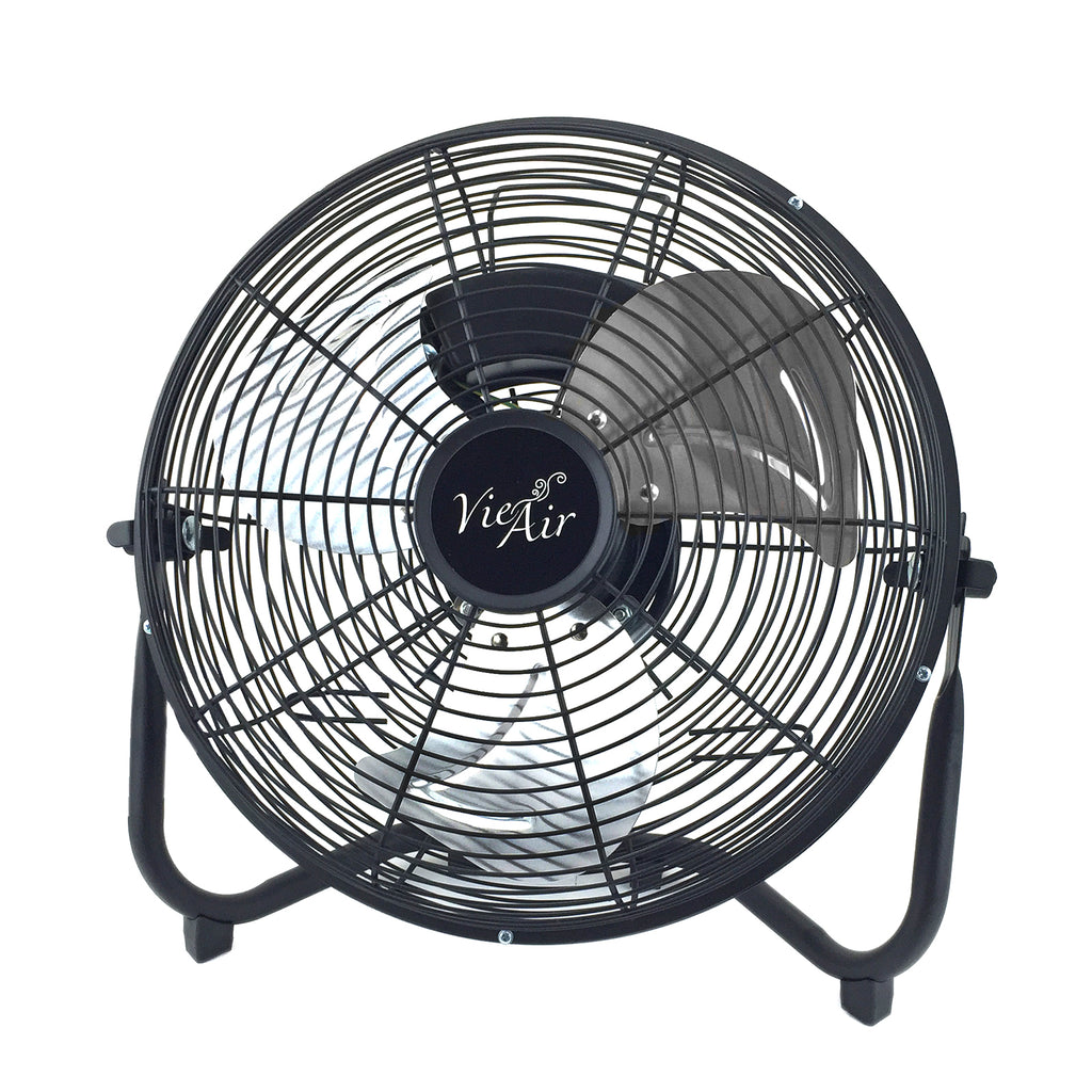 Vie Air  12'' High Velocity All Metal Tilting 3 Speed Floor Fan - Factory Reconditioned