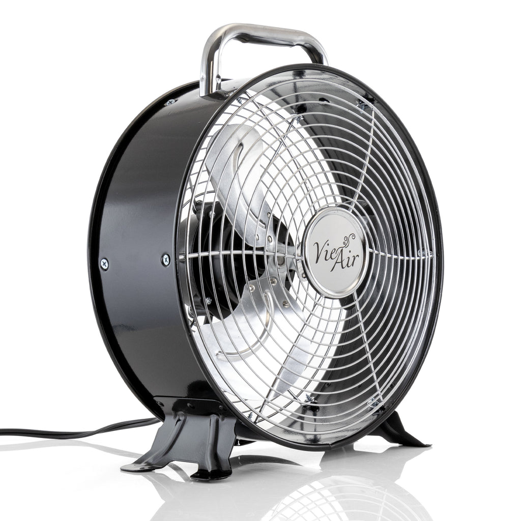 Vie Air 12 Inch High Velocity Dual Speed Retro Metal Drum Fan ...