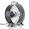 Vie Air  12'' High Velocity Dual Speed Retro Metal Drum Fan - Factory Reconditioned