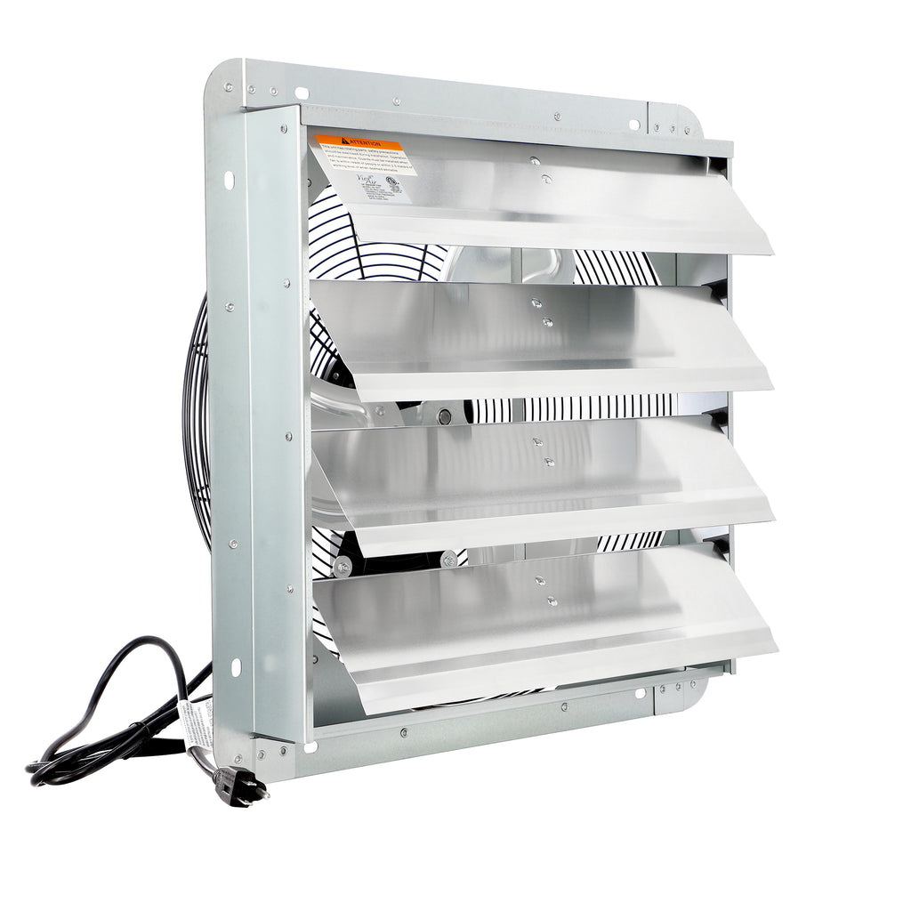 Vie Air  18 Inch Shutter Exhaust Fan with Power Cord