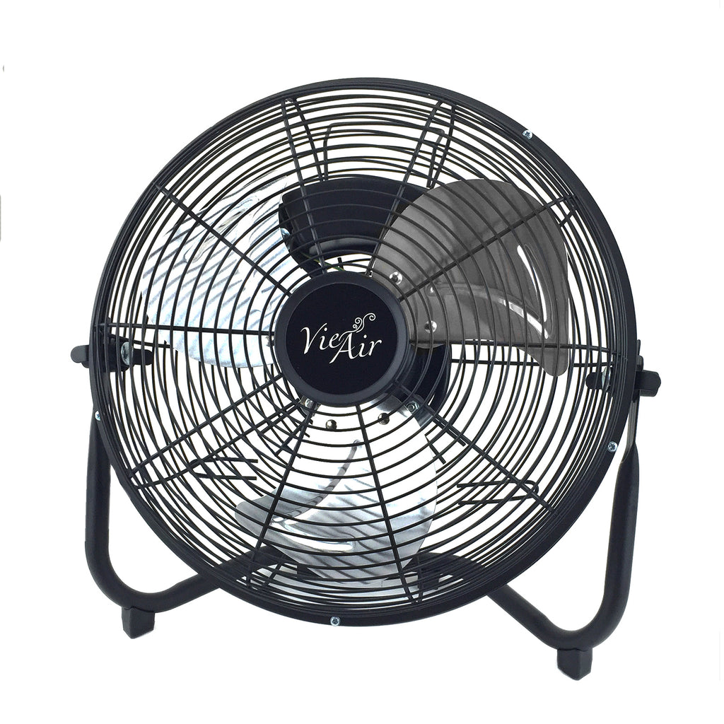 Vie Air  20 Inch Industrial Tilting High Velocity 3 Speed Metal Floor Fan
