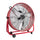 Vie Air  24 Inch Commercial Floor Drum Fan in Red