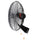 Vie Air The  24 Inch Tilting Wall Mountable Heavy Duty Commercial Strength Oscillating Fan with 3 Speed Motor in Black