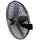 Vie Air The  30 Inch Tilting Wall Mountable Heavy Duty Commercial Strength Oscillating Fan with 3 Speed Motor in Black