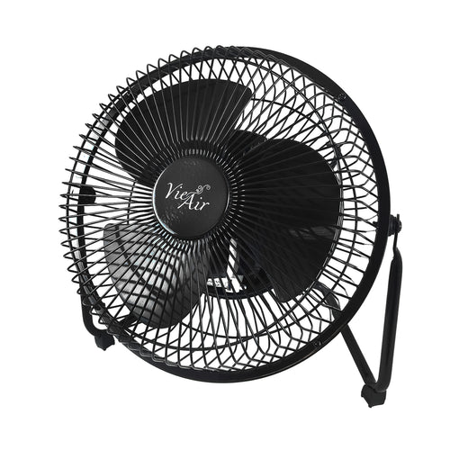 Vie Air  8 Inch High Velocity Metal Desk and Floor Fan