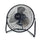 Vie Air  9 Inch High Velocity Tilting 3 Speed Metal Floor Fan