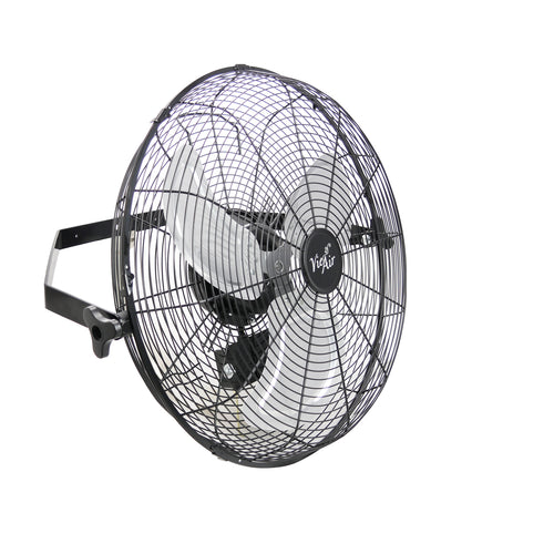 Vie Air  Dual Function 18 Inch Wall Mountable Tilting Fan with 3 Speed Motor in Black