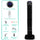 Vie Air  50 Inch Luxury Digital 3 Speed High Velocity Tower Fan with Fresh Air Ionizer and Remote Control in Black
