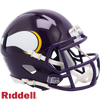 Minnesota Vikings Helmet Riddell Replica Mini Speed Style 1983-2001 T/B - Riddell