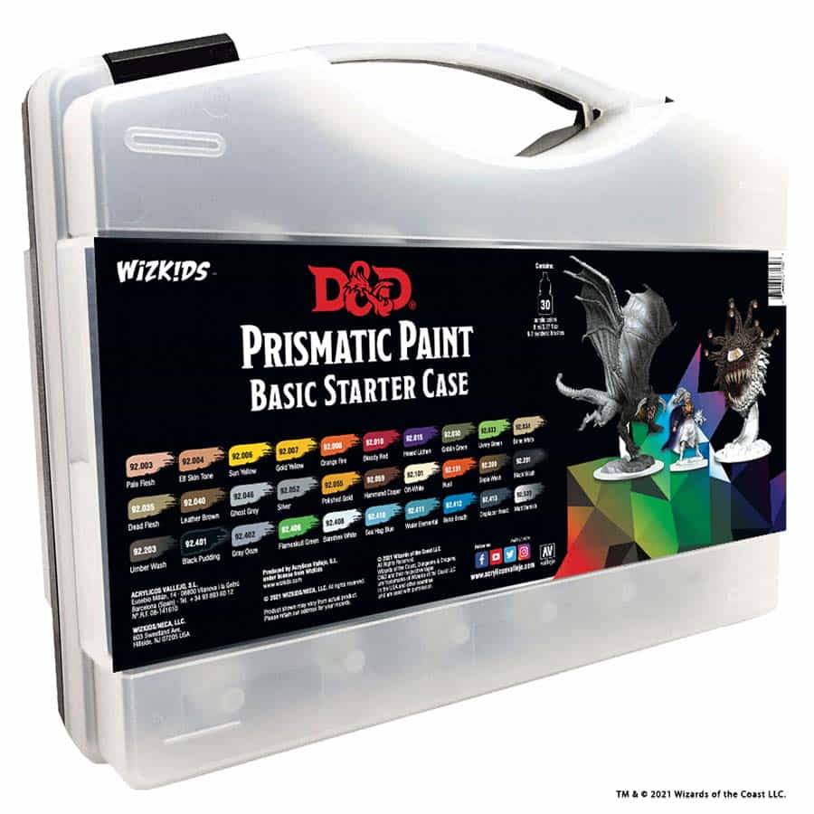 Wizkids -  Dungeons And Dragons: Prismatic Paint: Basic Starter Case