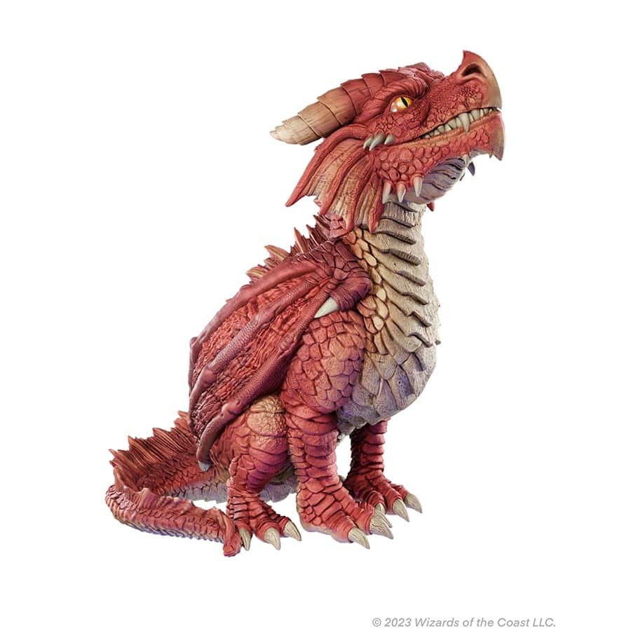 Neca -  Dungeons And Dragons: Replicas Of The Ralms: Red Dragon Wyrmling Foam Figure 50Th Anniversary Pre-Order