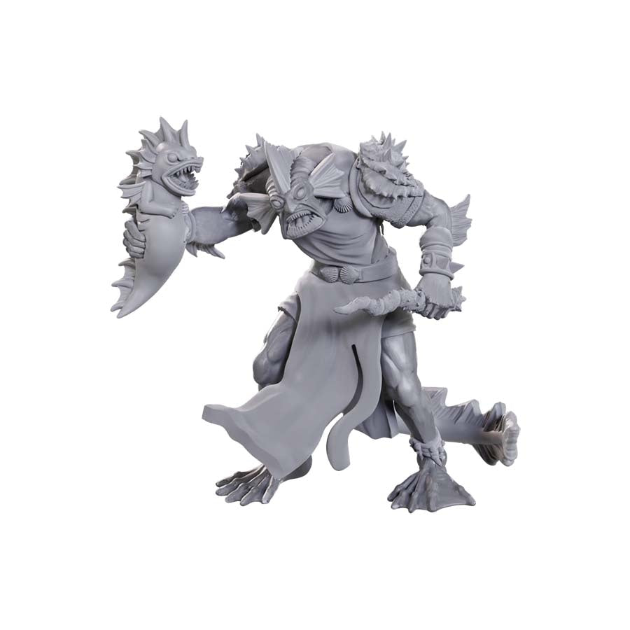 Wizkids -  Dungeons And Dragons Nolzur's Marvelous Miniatures: W24 Sahuagin Priestess Pre-Order