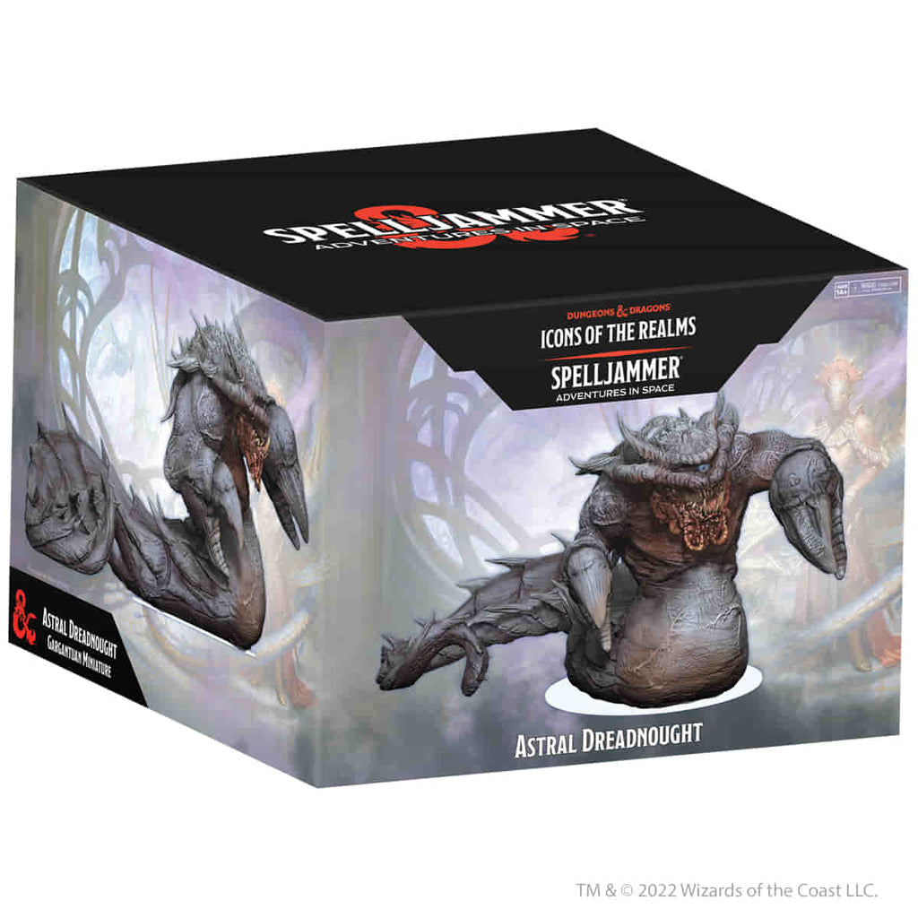 Wizkids -  Dungeons And Dragons: Icons Of The Realms Miniatures Set 24: Spelljammer Adventures In Space: Astral Dreadnought Premium Miniature