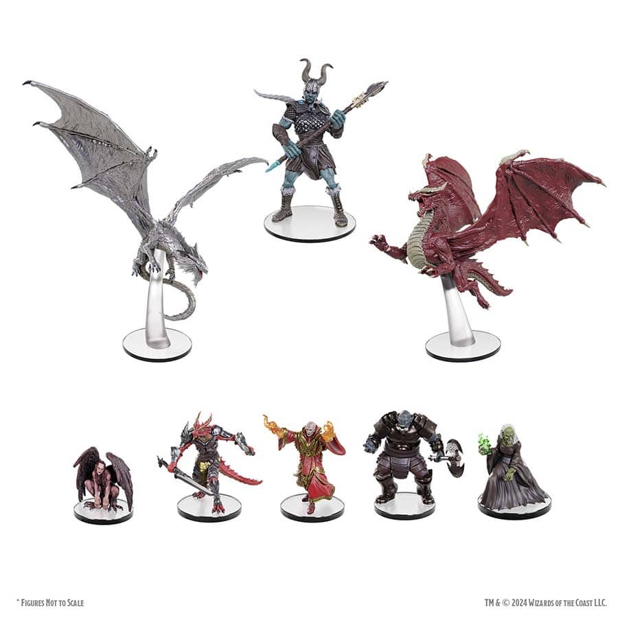 Wizkids -  Dungeons And Dragons: Icons Of The Realms Miniatures Booster Brick (Set 34): Return Of The Dragons Booster Brick (8Ct) Pre-Order