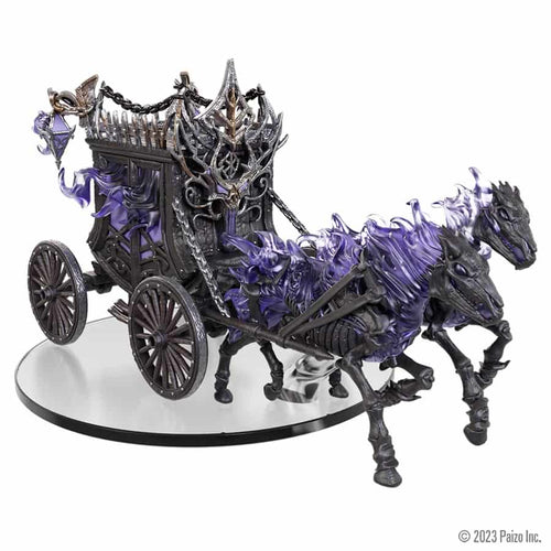 Wizkids -  Pathfinder Battles Miniatures: Set 25 Armies Of The Dead: Death Coach Premium Miniature