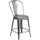 24'' High Clear Coated Indoor Counter Height Stool with Back - Flash Furniture